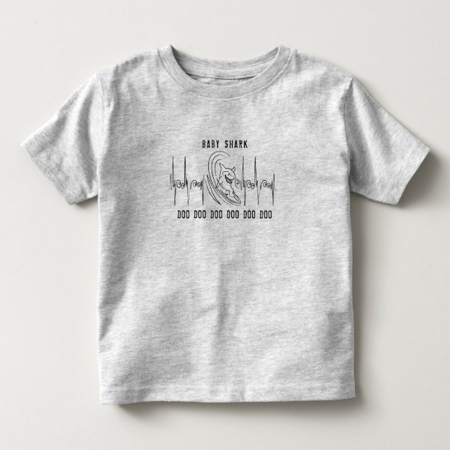 Playera para Niño Tiburón Bebé Du Du Du Du Du (Anverso)