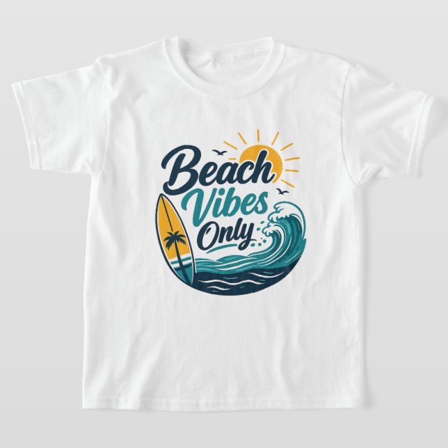 Playera para niños con Vibraciones de Playa solame (Distribución)