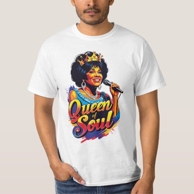 Playera  Queen of Soul (Anverso)