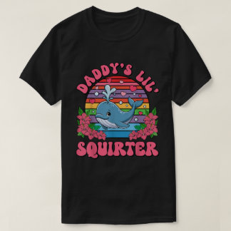 Playera Retro de Ballena Daddy’s Lil’ Squirter