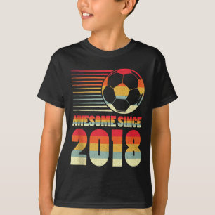 Playera sin mangas para el 8º cumpleaños de fútbol
