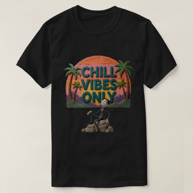 Playera 'Sólo Vibraciones Geniales' Playera (Diseño del anverso)