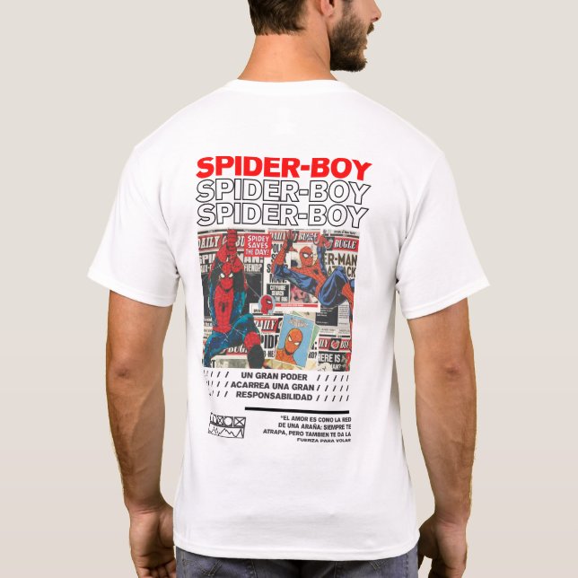 PLAYERA SPIDER BOY (Reverso)