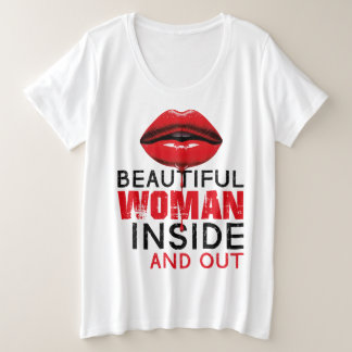 Playera Tallas extra Beautiful Woman