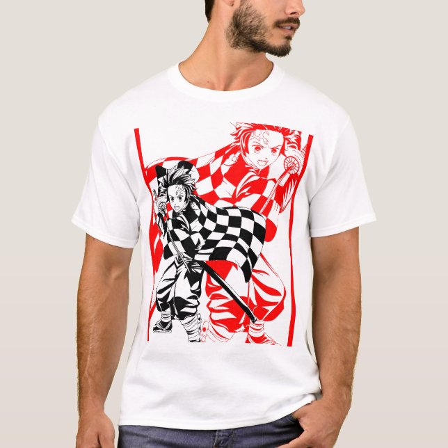 Playera - Tanjiro/kimetsu - Sublimanic (Anverso)