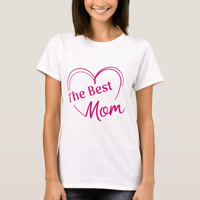 Playera The Best Mom (Anverso)