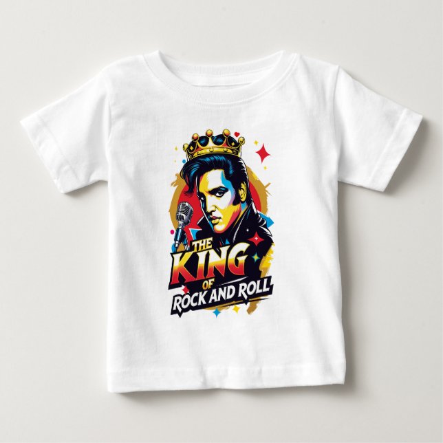 Playera The King of Rock and Roll (Anverso)