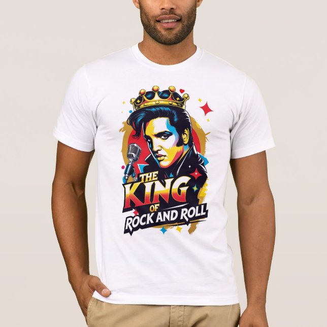 Playera The King of Rock and Roll (Anverso)