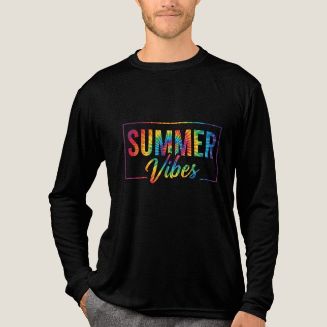 Playera Tie-Dye de Vibraciones VERANIEGAS – Arcoír (Anverso)