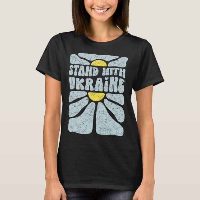 Playera Vintage Stand With Ucrania  (Anverso)
