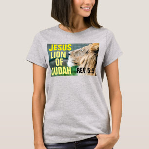Playeras cristianas de Jesús, León de Judá