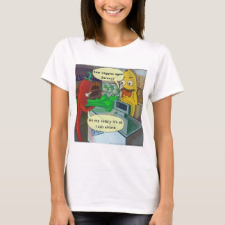 Playeras de Compras de Verduras Veganas por Rick L