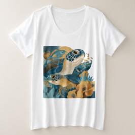Playful Ocean Animals Summer T-Shirt Gift