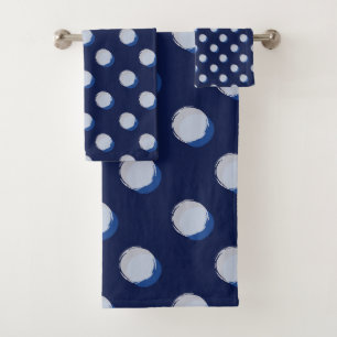 Playful Polka Dots Blue Navy