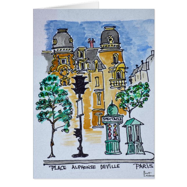 Plaza Alphonse Deville | París, Francia (Frente)