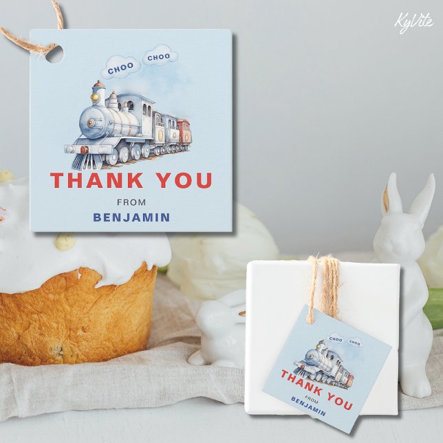 Plaza de Cumpleaños del Tren Gracias Etiqueta Chug (Subido por el creador)