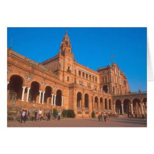 Plaza de España en Sevilla, España.