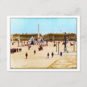 Plaza de la Concordia, postal de París