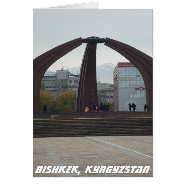 Plaza de la Victoria - Biskek, Kirguistán (Frente)