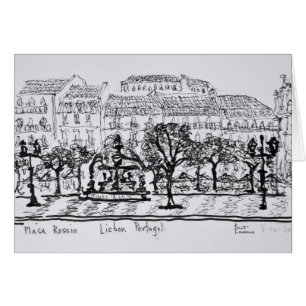 Plaza del Ayuntamiento Placa Rossio   Lisboa, Port