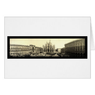 Plaza del Duomo de Milán Foto de Italia de 1909