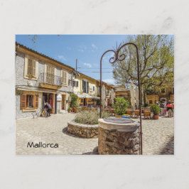 plaza postal de valldemossa en la isla de Mallorca