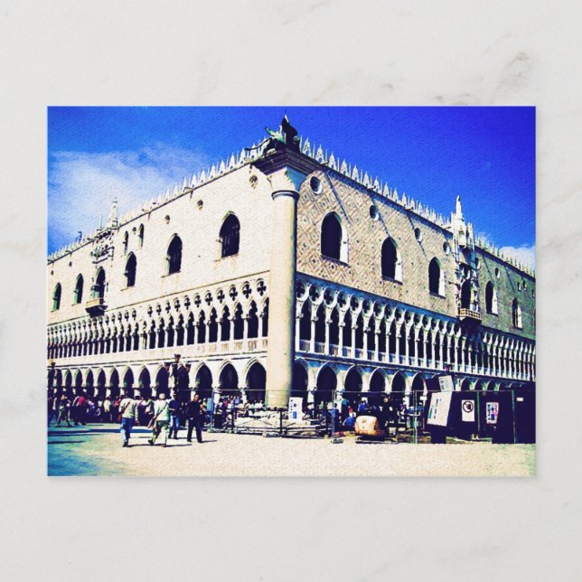 Plaza San Marco, postal de Venecia (Anverso)