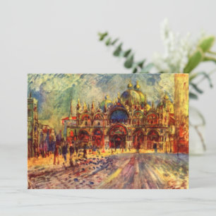 Plaza San Marcos, Venecia por Pierre Renoir