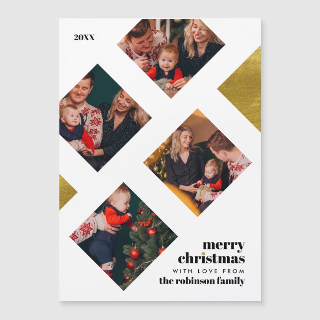 Plazas de Oro y Foto | Galería navideña de navidad (Anverso)