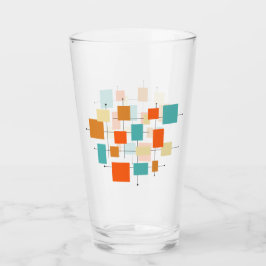 Plazas retro de medio siglo coloridas