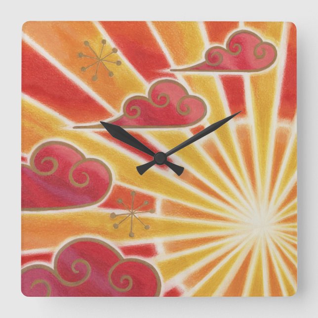 Plazo de reloj del atardecer (Anverso)