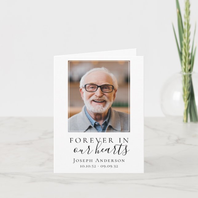 Plegado para siempre en nuestra tarjeta de oración (Anverso)