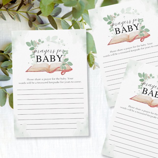 Plegarias para la tarjeta de bebé (Subido por el creador)