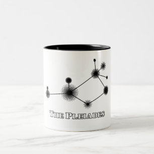 Pleiades con el título - tazas