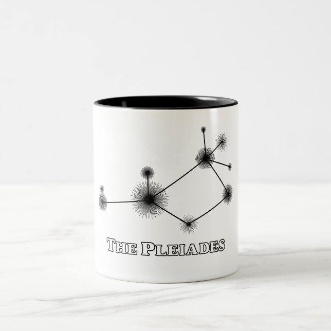 Pleiades con el título - tazas (Centro)