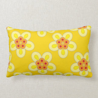 Pliegue de Ana - almohada geométrica amarilla de