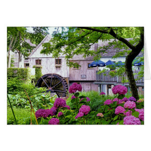 Plimoth Grist Mill en el estanque de Jenney en ver