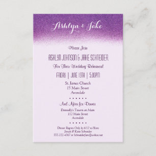 Plomo 3.5x5 Boda Ensayo e Invitación a la cena