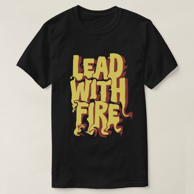 Plomo con camiseta incendiada (Diseño del anverso)