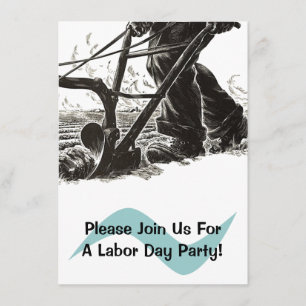 Plough Labor Day Invitaciones a Fiestas por el Día