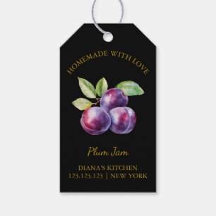 Plum Jam Hang Etiqueta l Negro