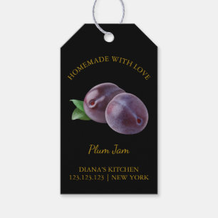 Plum Jam Hang Etiqueta l Negro