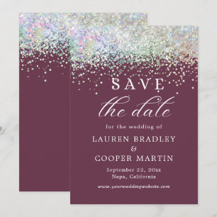Plum Luxury Purpurina Wedding Salven La Fecha