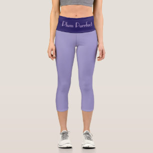 "PLUM PURRFRCT" Pantalones Capri personalizados de