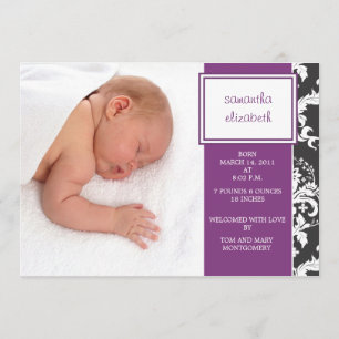 Plum Ribbon y el anuncio del nacimiento de Damask