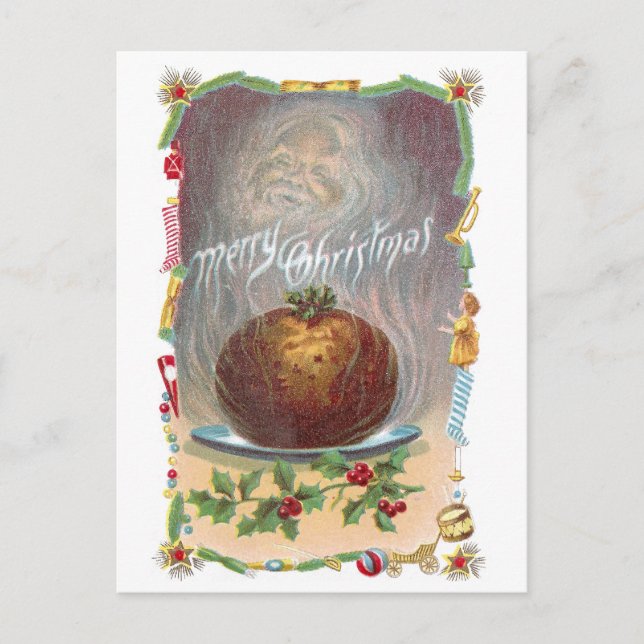 Plum Steamy Pudding Vintage Navidad (Anverso)