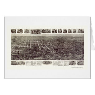 Pluma Argyl, mapa panorámico del PA - 1916