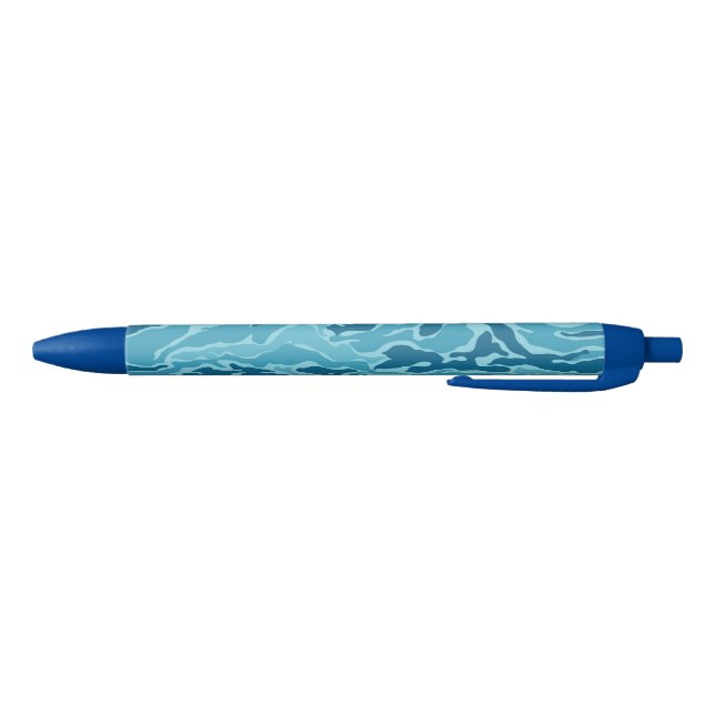 Pluma azul del modelo del camuflaje (Parte de abajo)