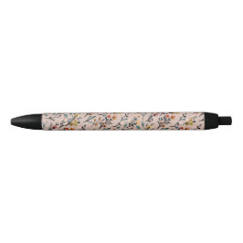 Pluma básica de color acuoso Rosa de Boho Floral