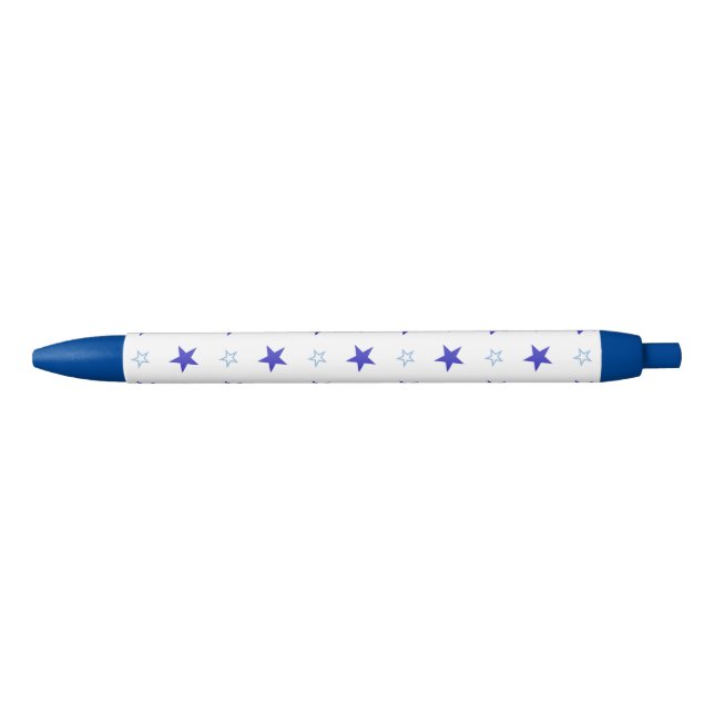 Pluma Con Estrellas Azules (Anverso)